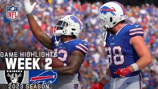 Las Vegas Raiders vs. Buffalo Bills Game Highlights | NFL 2023 Week 2