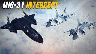 SR-71 Blackbird Recon Mission Mig-31 Foxhound Intercept | Digital Combat Simulator | DCS |