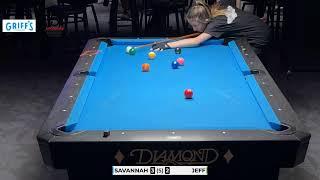 Griff’s 9 Ball Bash - Finals - Savannah Easton vs Jeff Whitehead (644) - true double elimination