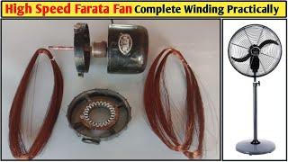 High Speed Farata Fan Motor Winding! Farata Fan Winding Data