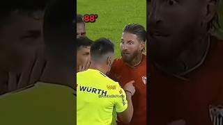 Ramos red card against Real Sociedad was wild! #football #shorts