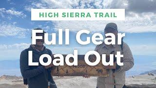 High Sierra Trail Complete Backpacking Gear Load Out