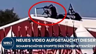 DONALD TRUMP: Neues Sniper-Video aufgetaucht! Dieser Scharfschütze stoppte den Attentäter Crooks!