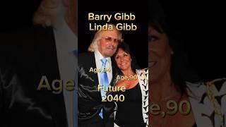 Barry Gibb And Linda Gibb Before & After #antesedepois #shorts  #beforeandafter