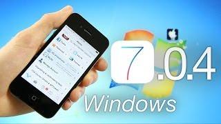 OFFICIAL Jailbreak 7.0.4 iOS Tethered iPhone 4,RageBreak Windows & Cydia