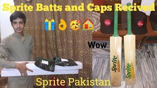 Wow 2 Batts and 2 Caps Recived || Sprite Pakistan 