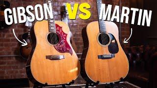 1970s Martin VS Gibson Acoustic! | Martin Meets Guitars