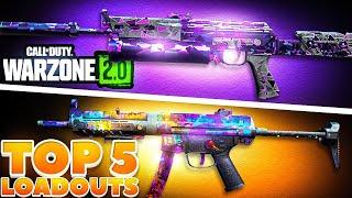 Warzone 2.0: TOP 5 *META* SMG LOADOUTS after UPDATE!  (Warzone 2 Best Loadouts)