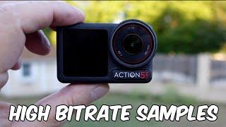 DJI Action 5 Pro High Bitrate Test/Samples