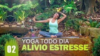 YOGA para INICIANTES | Alívio ESTRESSE E ANSIEDADE