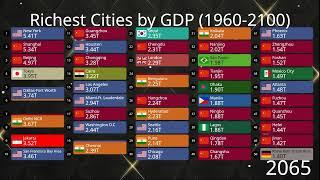 Top 50 Richest Cities! (Richest Cities by GDP 1960-2100)