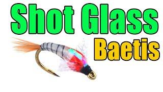 Shot Glass Baetis Fly Tying - Shea Gunkel Pattern