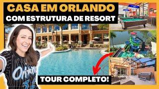 TOUR COMPLETO no nosso AIRBNB em ORLANDO - ONDE SE HOSPEDAR: CASA ou HOTEL? | REGAL OAKS KISSIMEE