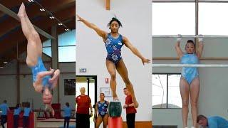 Simone Biles, Suni Lee's NEW bar routine, Jade Carey etc- Pre Olympic Training in France - July 2024