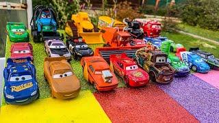 Disney Pixar Cars Lightning Mcqueen, Dinoco, Mater, Hudson, Axlerod, Finn, Frank, Guido, Mack, Shu