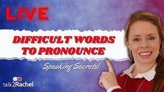 TOP DIFFICULT WORDS TO PRONOUNCE!
