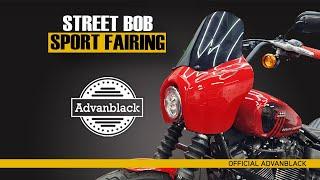 Advanblack Street Bob Sport Fairing Install