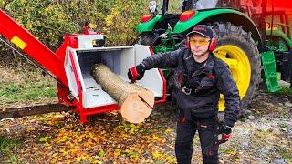 200mm Branches No Problem! Experience the Power of our Wood Chipper!