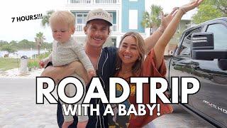 ROADTRIP WITH A 1 YEAR OLD BABY! (7 hour drive) | Julia & Hunter Havens