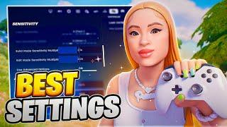 *NEW* Best Controller Settings + Sensitivity For Fortnite Chapter 6! (PS4/PS5/XBOX/PC)