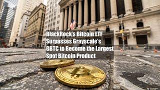 BlackRock’s Bitcoin ETF Surpasses Grayscale’s GBTC to Become the