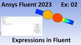 Use of expressions in Ansys-Fluent | advance tutorials | Li-ion battery simulation | Ex: 02