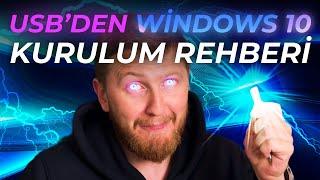 Adım Adım USB'den Windows 10 Kurulum Rehberi