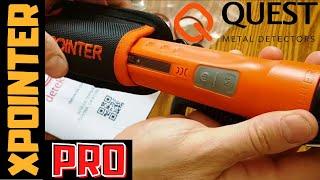 XPointer Pro, Quest Waterproof Pinpointer - Modes & Settings