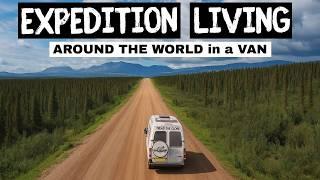 69,000 MILES Around The World in a 20 Year OLD VAN | EXPEDITION LIVING THE TRAILER