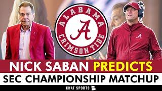Alabama Football News: Nick Saban Makes 2024 SEC Championship Prediction On Day 1 Of SEC Media Days