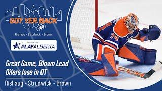 Great Game, Blown Lead: Oilers lose in OT