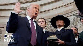 WATCH LIVE: President Donald Trump’s swearing-in and inaugural address