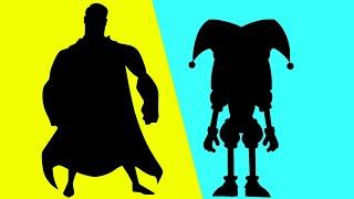 Superman & Pomni AMAZING DIGITAL CIRCUS Mix Characters...