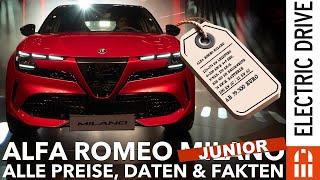 Alfa Romeo Junior (ehem. Milano) Electric - alle Preise und technische Daten | Electric Drive News