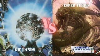 MTG Legacy GW Lands Vs Esper Tempo| Season 4 Week 7 |