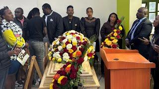 Eric Omondi Speaks At His Brother Fred Omondi Funeral Service At Chiromo Mortuary