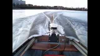 "Kello" boat & Johnson 9,9hp: 21 knots