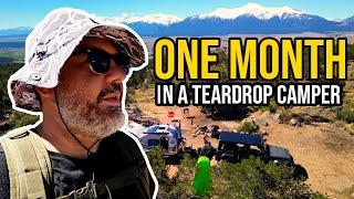 Exploring The Colorado Rockies In A Teardrop Camper For 30 Days! | Full Adventure Video