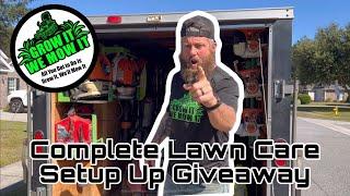BUY A STICKER GETS YOU ENTER IN THE  (COMPLETE LAWN CARE SETUP GIVEAWAY)