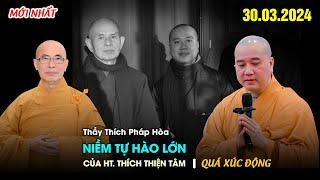 Sư phụ Thầy Pháp Hòa khiến ĐẠI CHÚNG RƯNG RƯNG NƯỚC MẮT trước những câu nói về Thầy Pháp Hòa