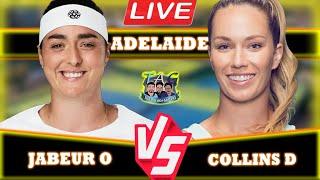 LIVE: Jabeur O vs Collins D • Adelaide International 2024 #Jabeur #Collins #tennis