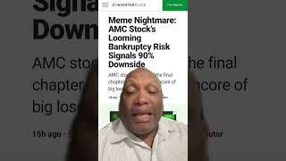 AMC at risk of bankruptcy 90% stock decline Are these articles Market Manipulation? SEC DOJ FBI?
