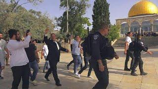 Al - AQSA on Alert Jewish Worshippers Visit Under Heavy Guard