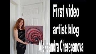 The first video blog of the artist Aleksandra Cherepanova about the artist's life in New York City