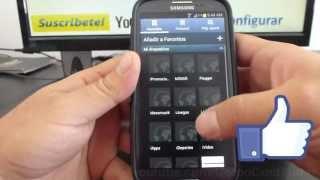 como añadir paginas a favoritos android samsung galaxy s3 i9300 español Full HD