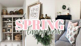 2024 SPRING LIVING ROOM MAKEOVER//2024 SPRING DECOR IDEAS//COTTAGE LIVING ROOM DECOR IDEAS 2024