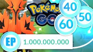 Nach 9 Jahren Pokémon GO endlich 1.000.000.000 EP erreicht