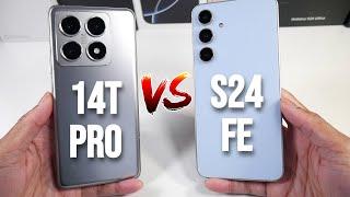 Xiaomi 14T Pro VS Samsung Galaxy S24 FE (Camera Test, PUBG & Display & Speed)