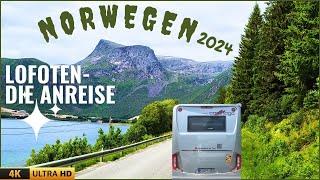 Norwegen 2024 Anfahrt auf die Lofoten mit dem Wohnmobil, abseits der Rute .. geht das ????⭐️vanlife