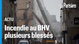 Un incendie près du BHV fait plusieurs blessés à Paris
